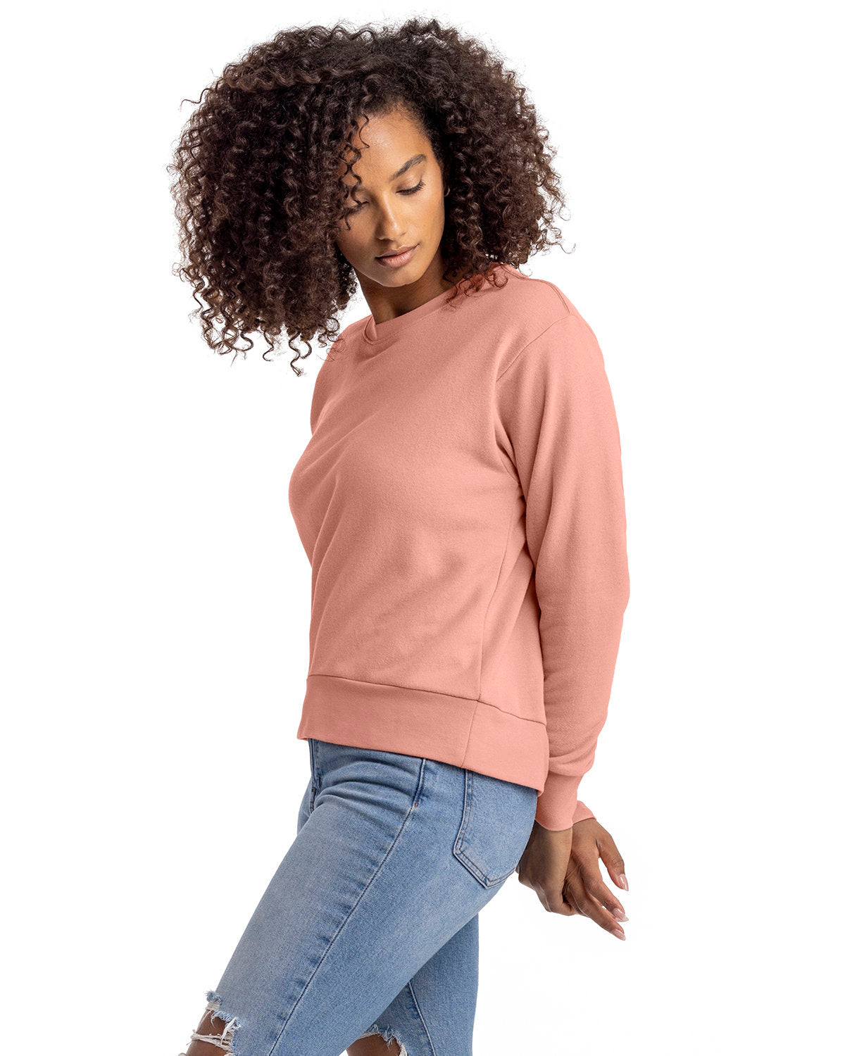 Next Level Apparel Women's Laguna Sueded Sweatshirt Womens Apparel Sweatshirts & Fleece