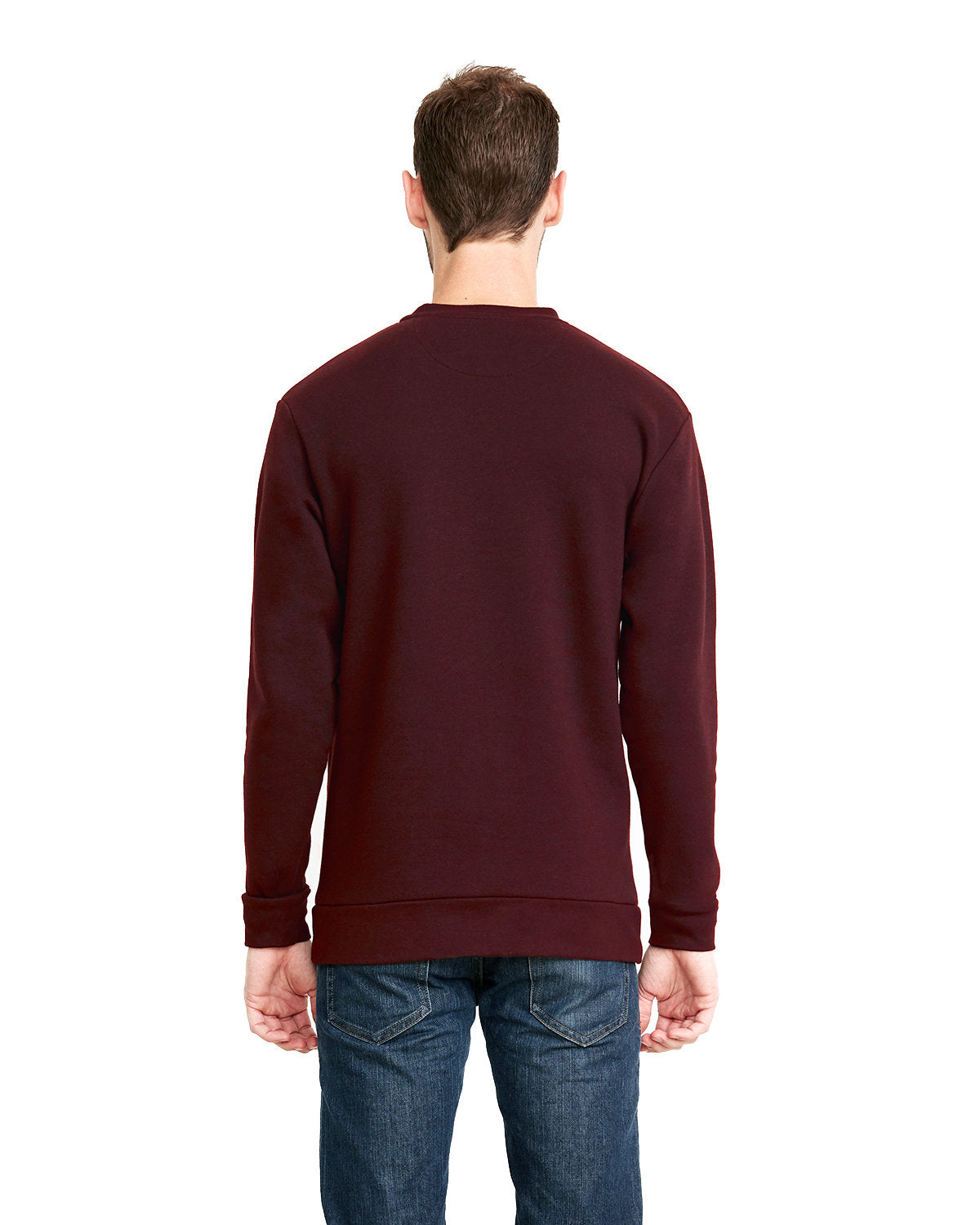 Next Level Men's Santa Cruz Pocket Sweatshirt-2