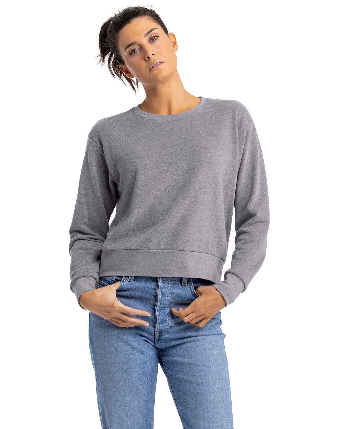 Next Level Apparel Women's Laguna Sueded Sweatshirt Womens Apparel Sweatshirts & Fleece