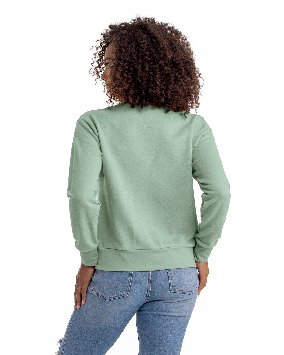 Next Level Apparel Women's Laguna Sueded Sweatshirt Womens Apparel Sweatshirts & Fleece