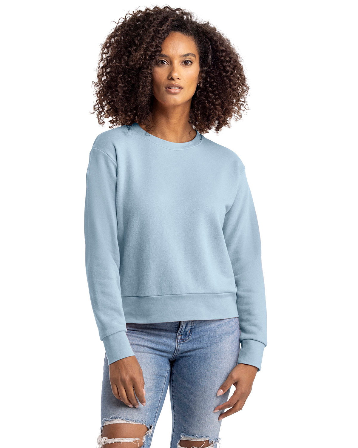 Next Level Apparel Women's Laguna Sueded Sweatshirt Womens Apparel Sweatshirts & Fleece