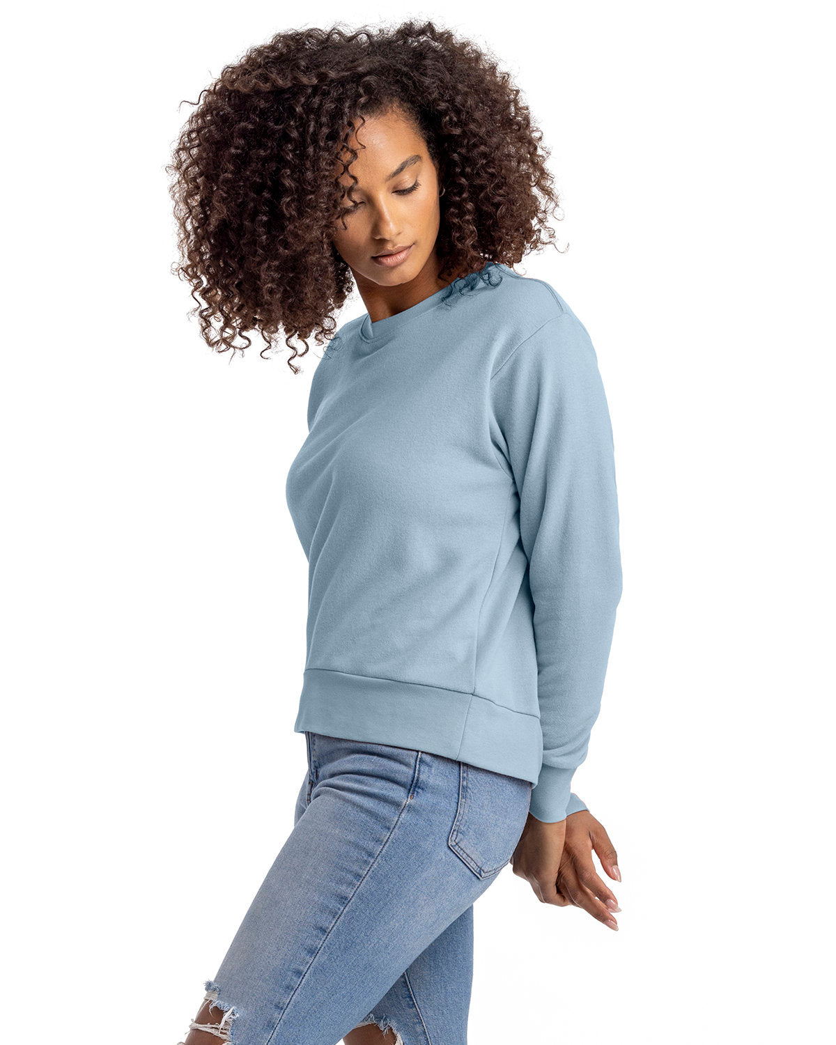 Next Level Apparel Women's Laguna Sueded Sweatshirt Womens Apparel Sweatshirts & Fleece