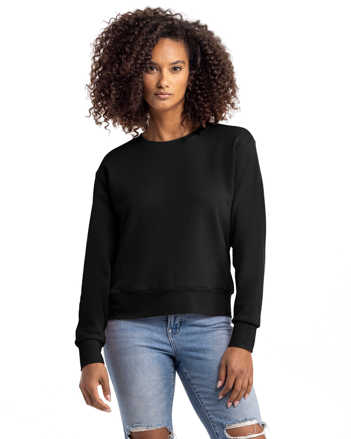 Next Level Apparel Women's Laguna Sueded Sweatshirt Womens Apparel Sweatshirts & Fleece