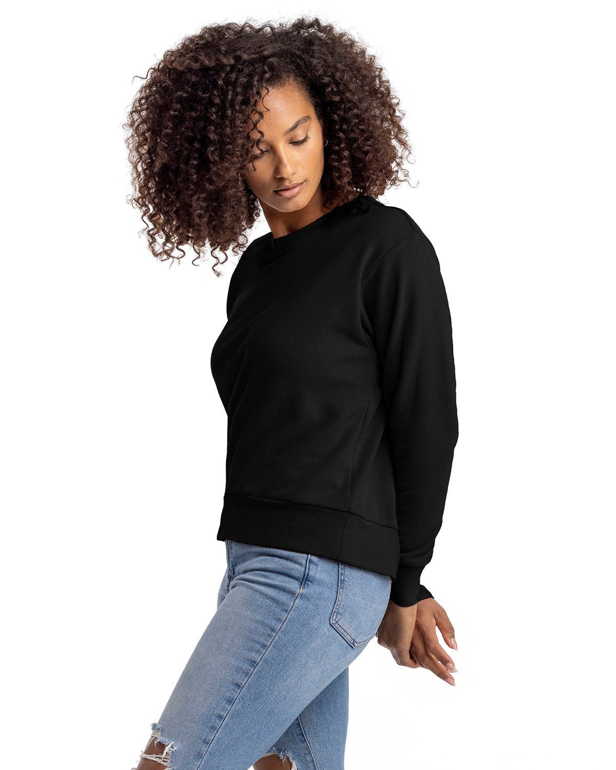 Next Level Apparel Women's Laguna Sueded Sweatshirt Womens Apparel Sweatshirts & Fleece
