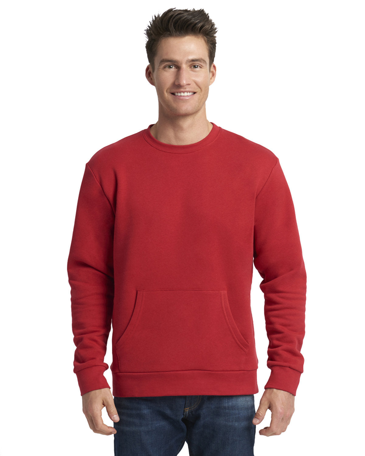 Next Level Men's Santa Cruz Pocket Sweatshirt-1