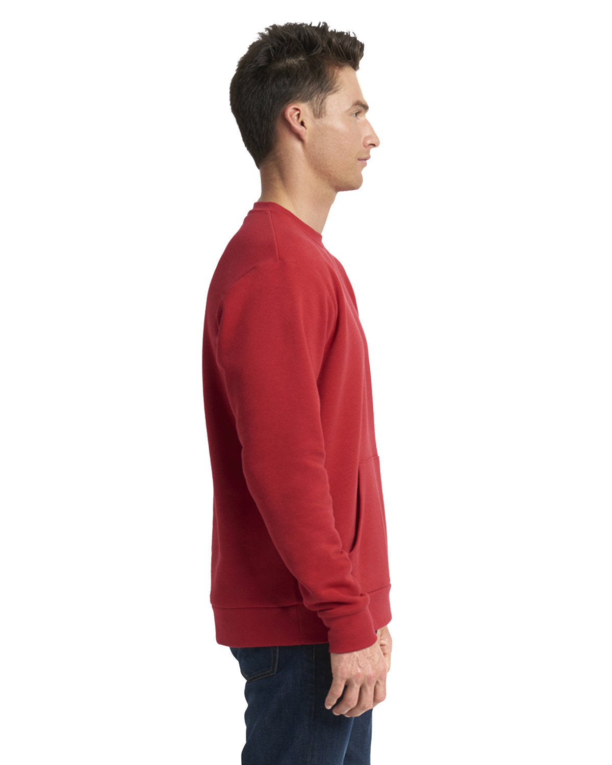 Next Level Men's Santa Cruz Pocket Sweatshirt-3