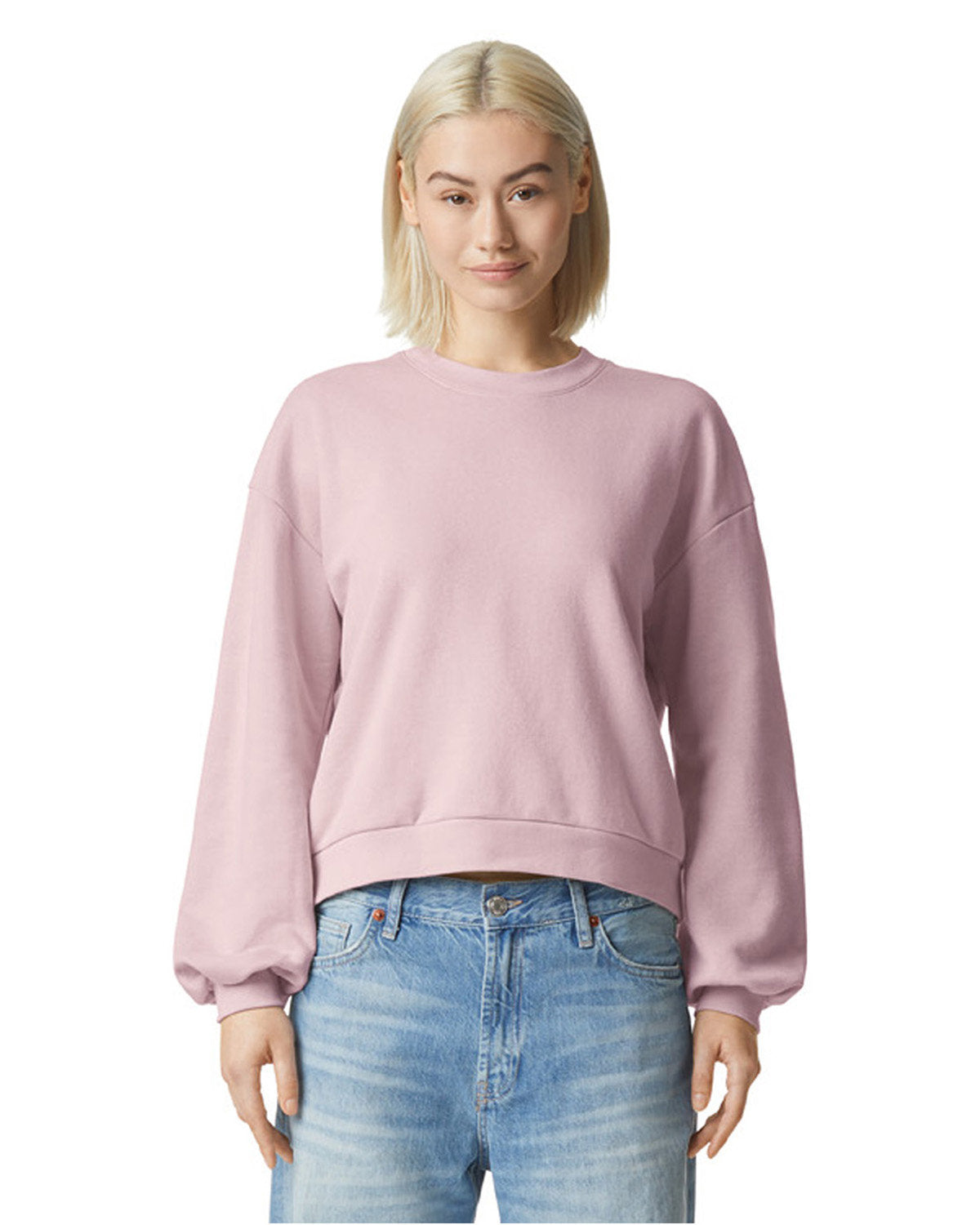 American Apparel Ladies' ReFlex Fleece Crewneck Sweatshirt Womens Apparel Sweatshirts & Fleece