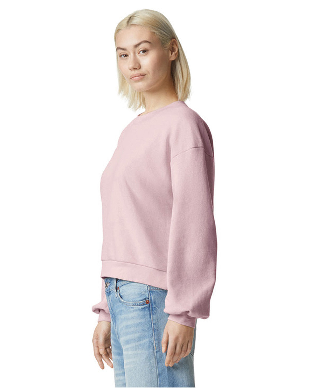 American Apparel Ladies' ReFlex Fleece Crewneck Sweatshirt Womens Apparel Sweatshirts & Fleece