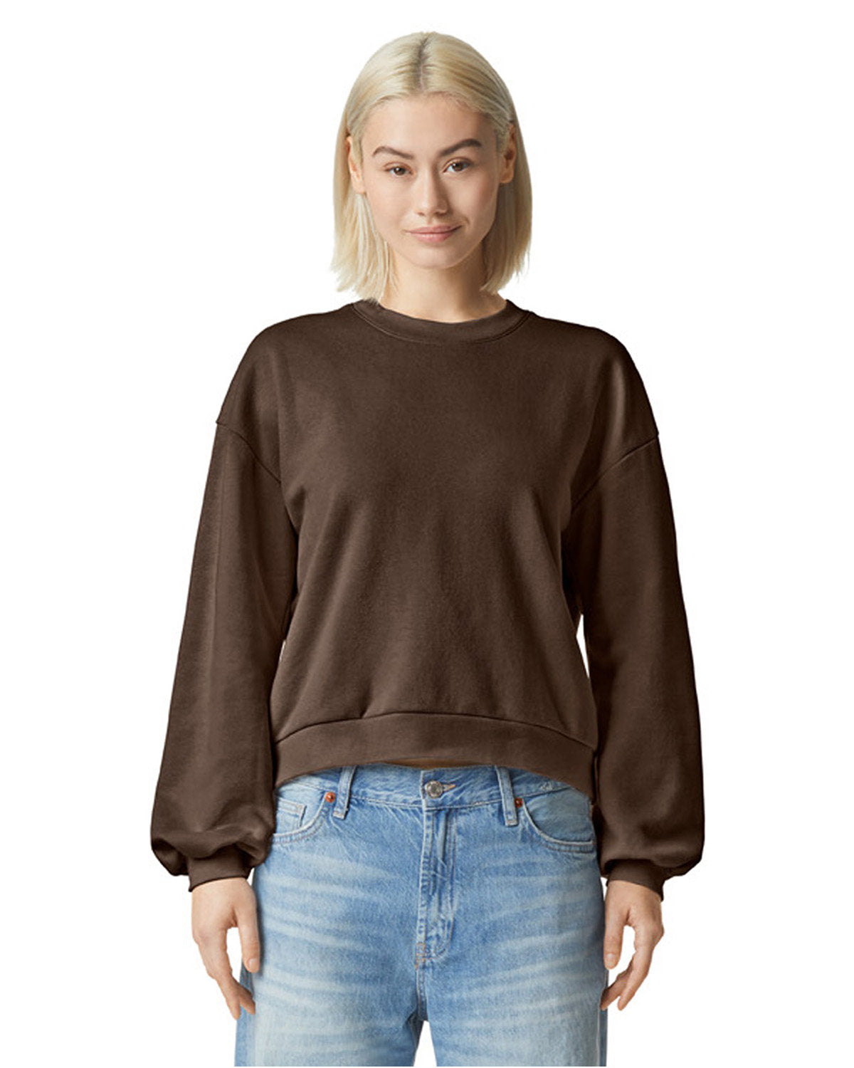 American Apparel Ladies' ReFlex Fleece Crewneck Sweatshirt Womens Apparel Sweatshirts & Fleece