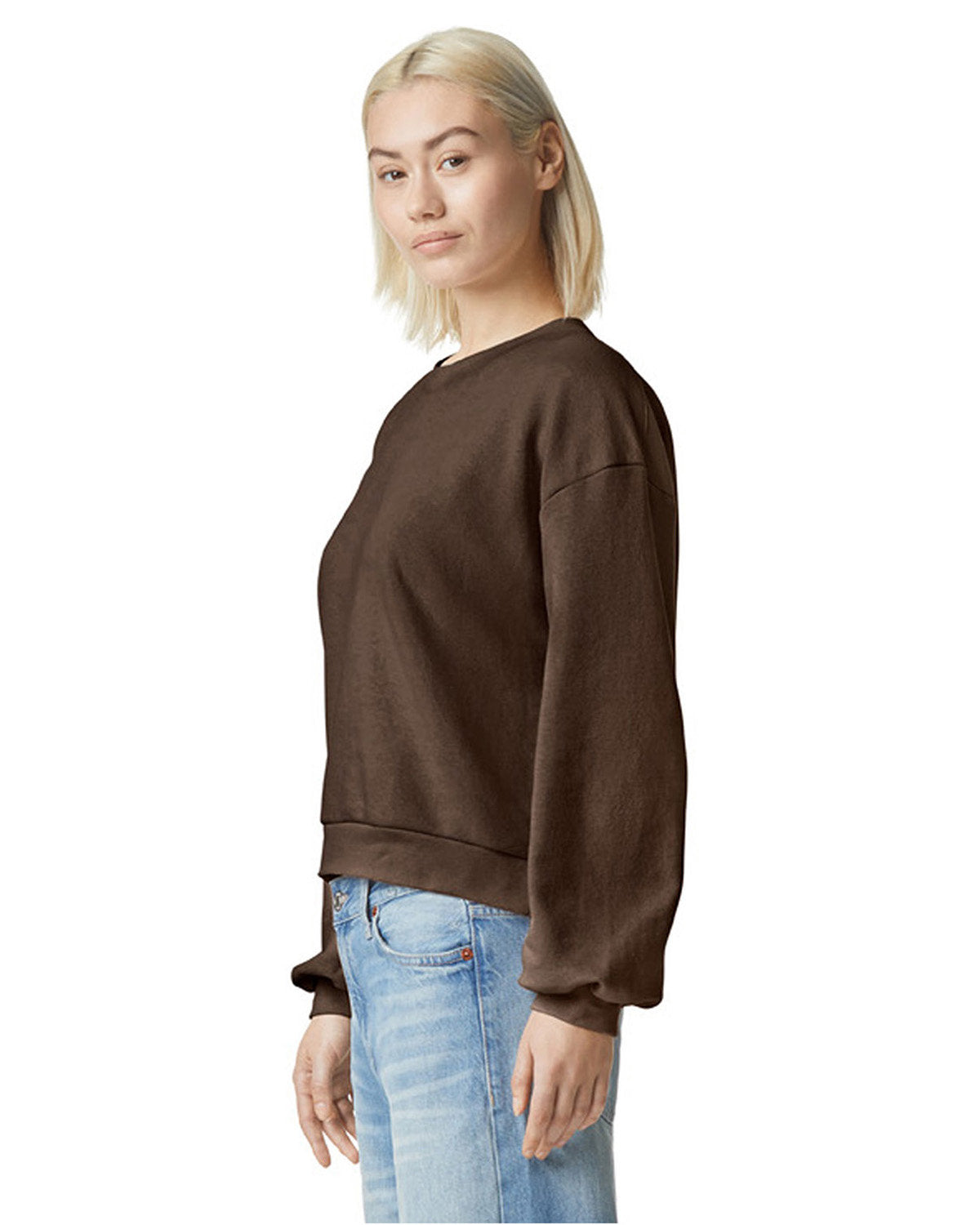 American Apparel Ladies' ReFlex Fleece Crewneck Sweatshirt Womens Apparel Sweatshirts & Fleece