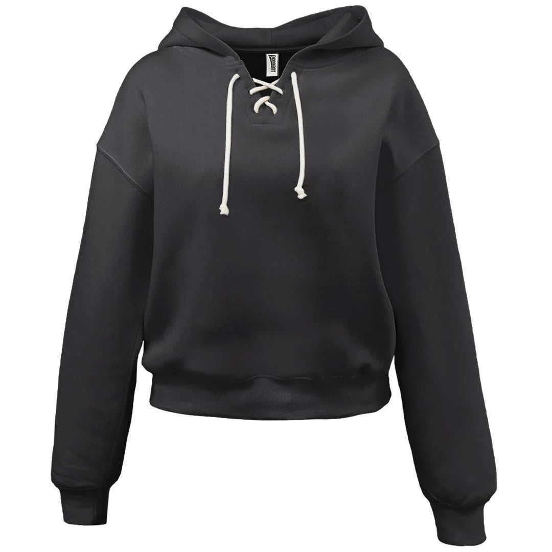 Pennant Women's Lace Up Hoodie Womens Apparel Sweatshirts & Fleece