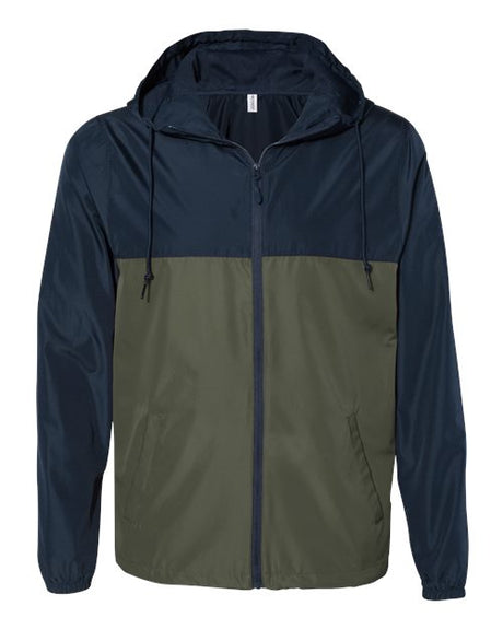 Independent Trading Co. Men's Lightweight Windbreaker Full-Zip Jacket Mens Apparel Jackets & Vests