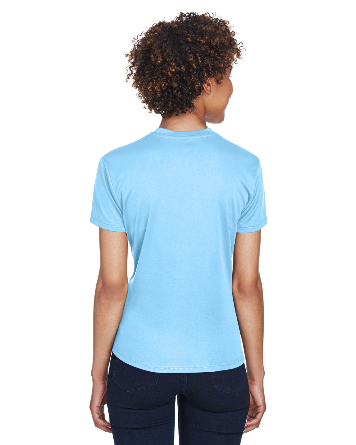 UltraClub Ladies' Cool & Dry Sport V-Neck T-Shirt Womens Apparel Shirts & Tops