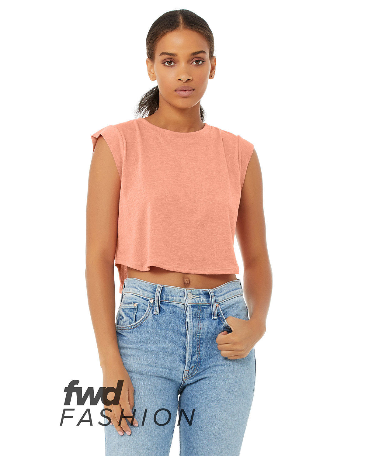 BELLA + CANVAS Women's Fashion Festival Cropped Tank-1