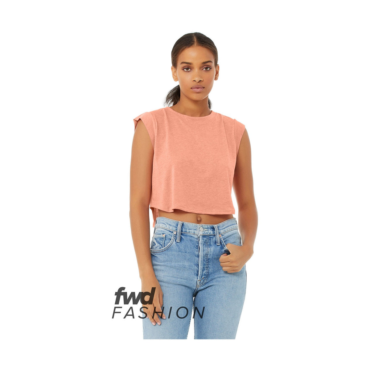 BELLA + CANVAS Women's Fashion Festival Cropped Tank-1