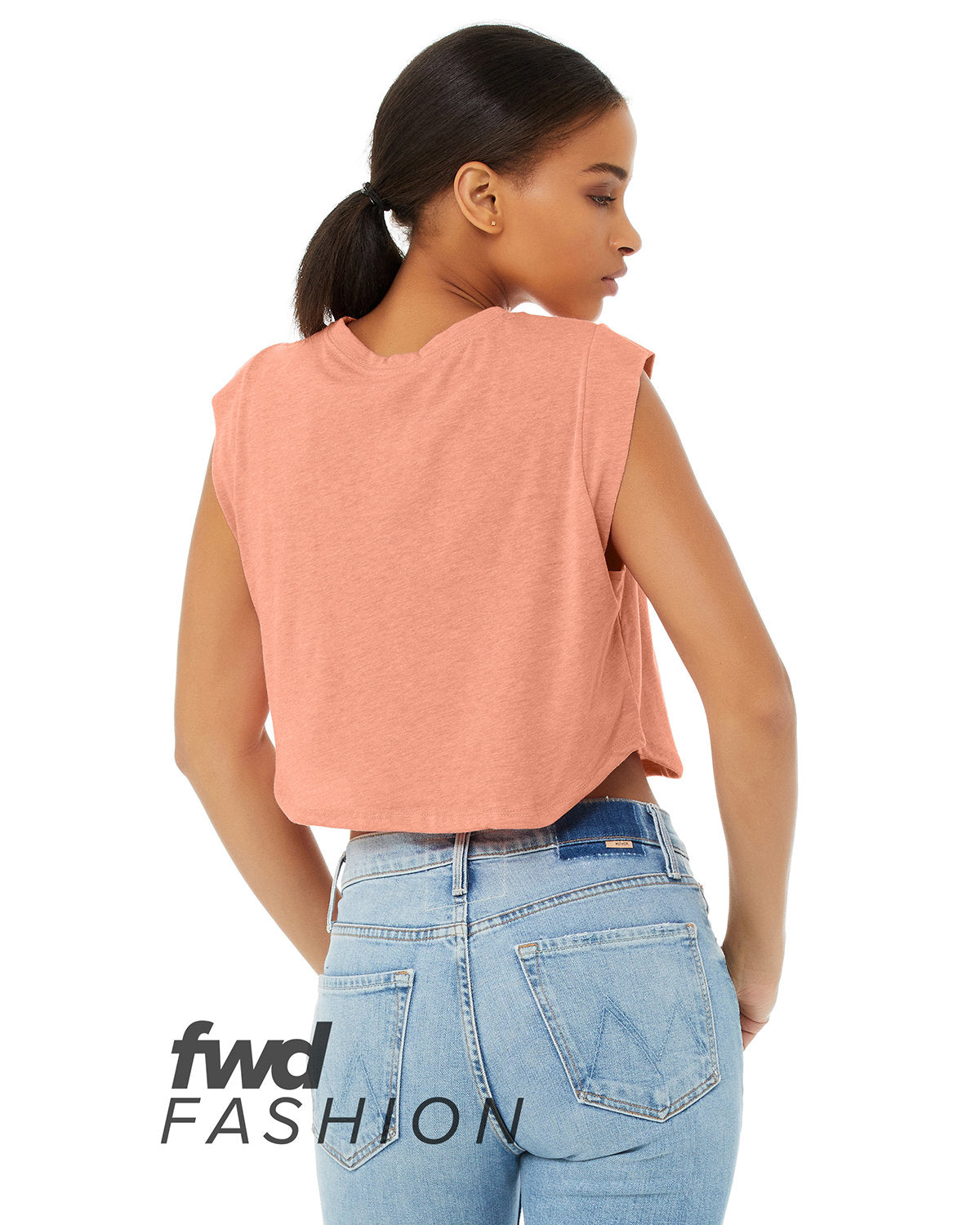 BELLA + CANVAS Women's Fashion Festival Cropped Tank-2