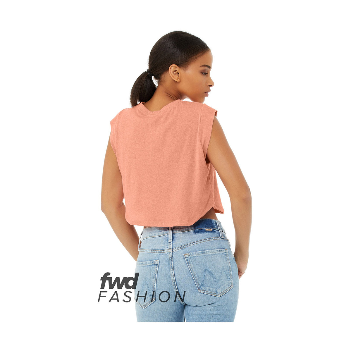 BELLA + CANVAS Women's Fashion Festival Cropped Tank-2