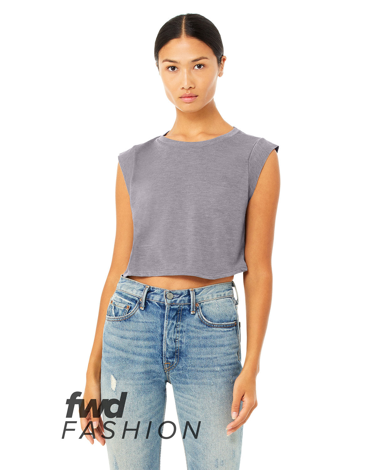 BELLA + CANVAS Women's Fashion Festival Cropped Tank-1