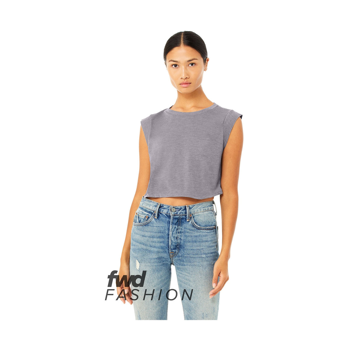 BELLA + CANVAS Women's Fashion Festival Cropped Tank-1
