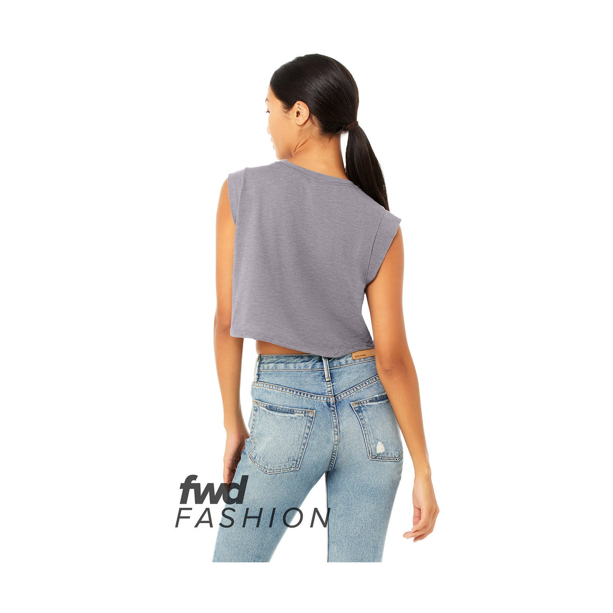 BELLA + CANVAS Women's Fashion Festival Cropped Tank-2