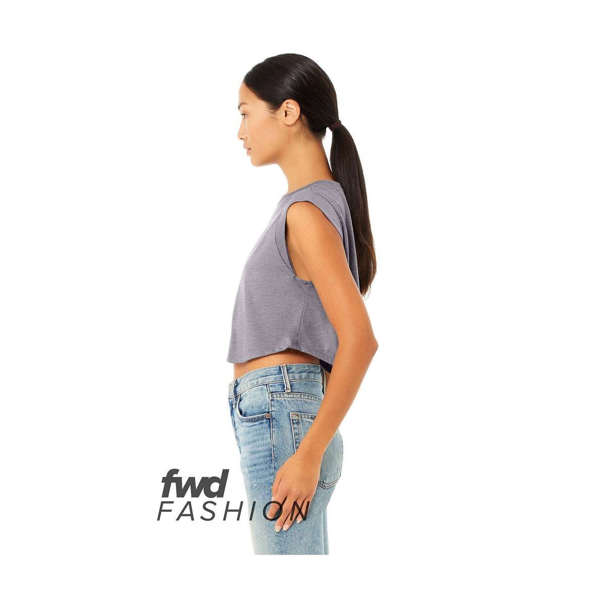 BELLA + CANVAS Women's Fashion Festival Cropped Tank-3