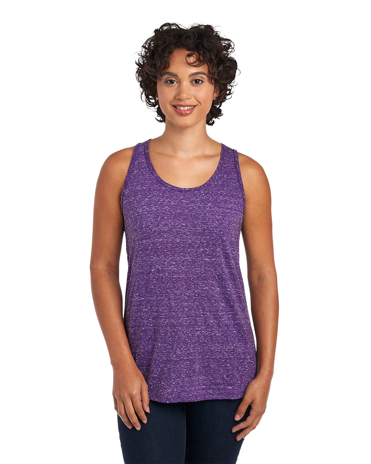 Jerzees Women's Snow Heather Jersey Racerback Tank Top JERZEES