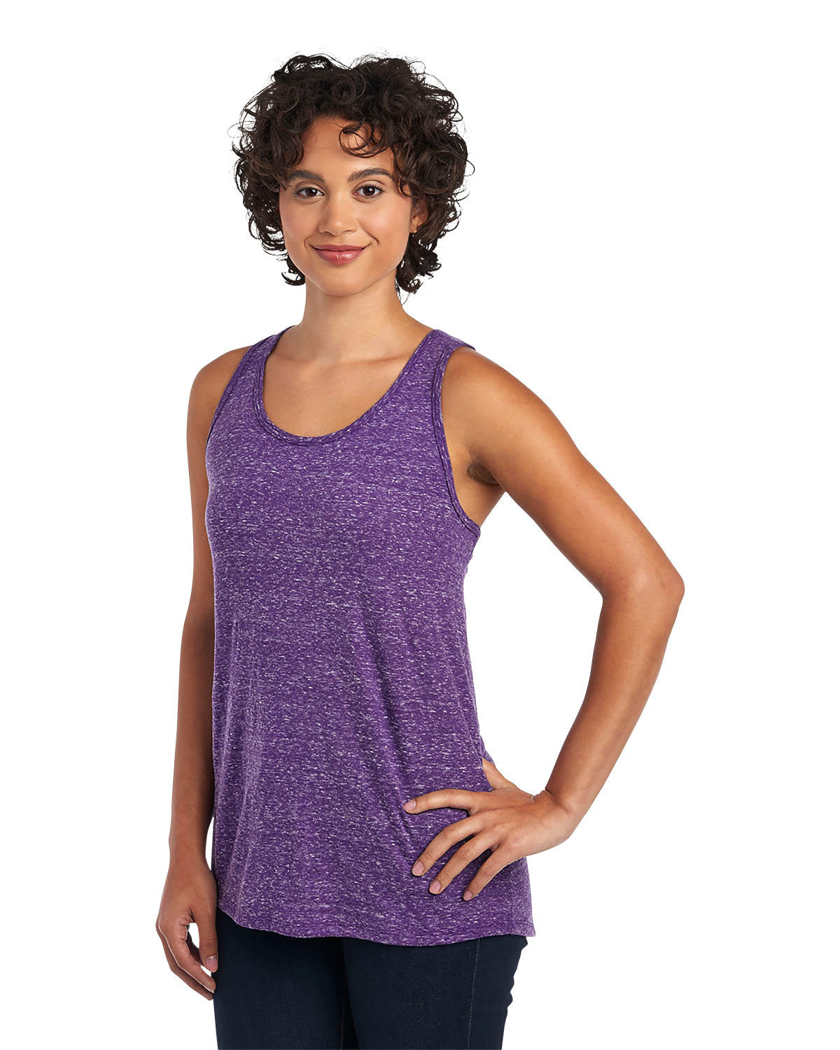 Jerzees Women's Snow Heather Jersey Racerback Tank Top JERZEES