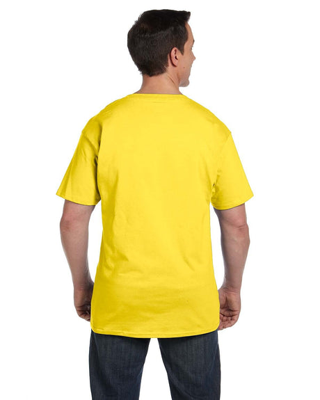 Hanes Men's Beefy-T 100% Cotton T-Shirt with Pocket 5190 Mens Apparel Shirts & Tops