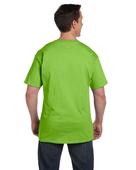 Hanes Men's Beefy-T 100% Cotton T-Shirt with Pocket 5190 Mens Apparel Shirts & Tops
