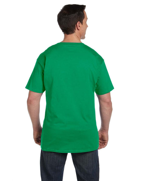 Hanes Men's Beefy-T 100% Cotton T-Shirt with Pocket 5190 Mens Apparel Shirts & Tops