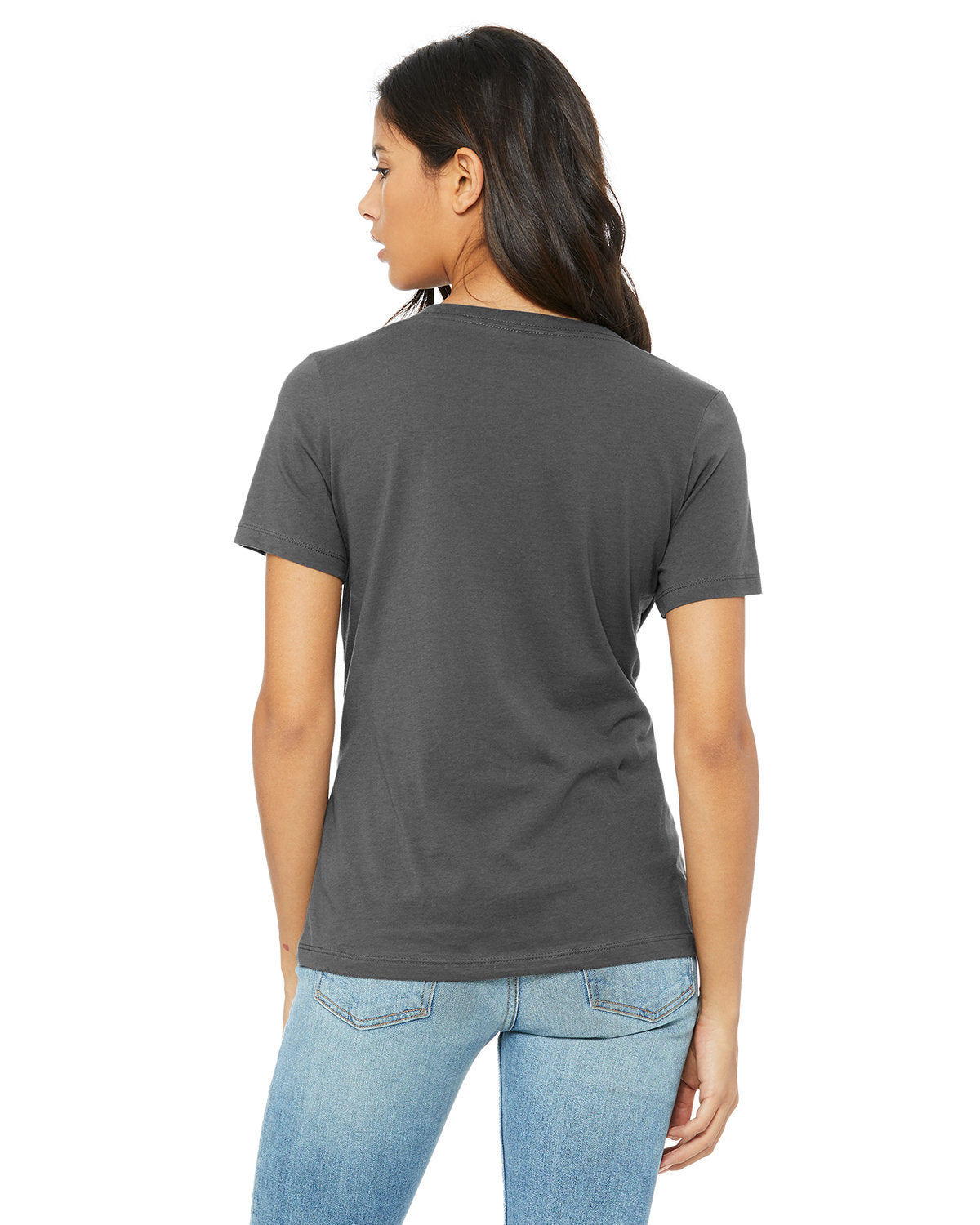 BELLA + CANVAS Women's Relaxed Jersey V-Neck Tee BC6405-3