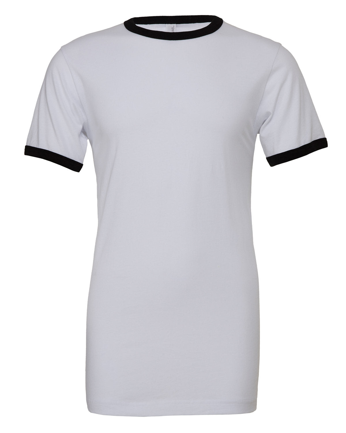 BELLA + CANVAS Men's Jersey Short-Sleeve Ringer T-Shirt Mens Apparel Shirts & Tops