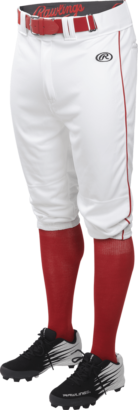 Rawlings Adult Knicker Launch Baseball Pant With Piping Baseball Pants Adult