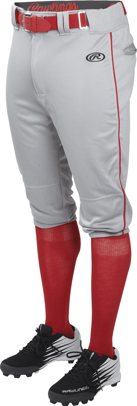 Rawlings Adult Knicker Launch Baseball Pant With Piping Baseball Pants Adult