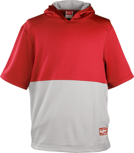 Rawlings Adult ColorSync Performance Short Sleeve Hoodie Baseball Cage Jackets All