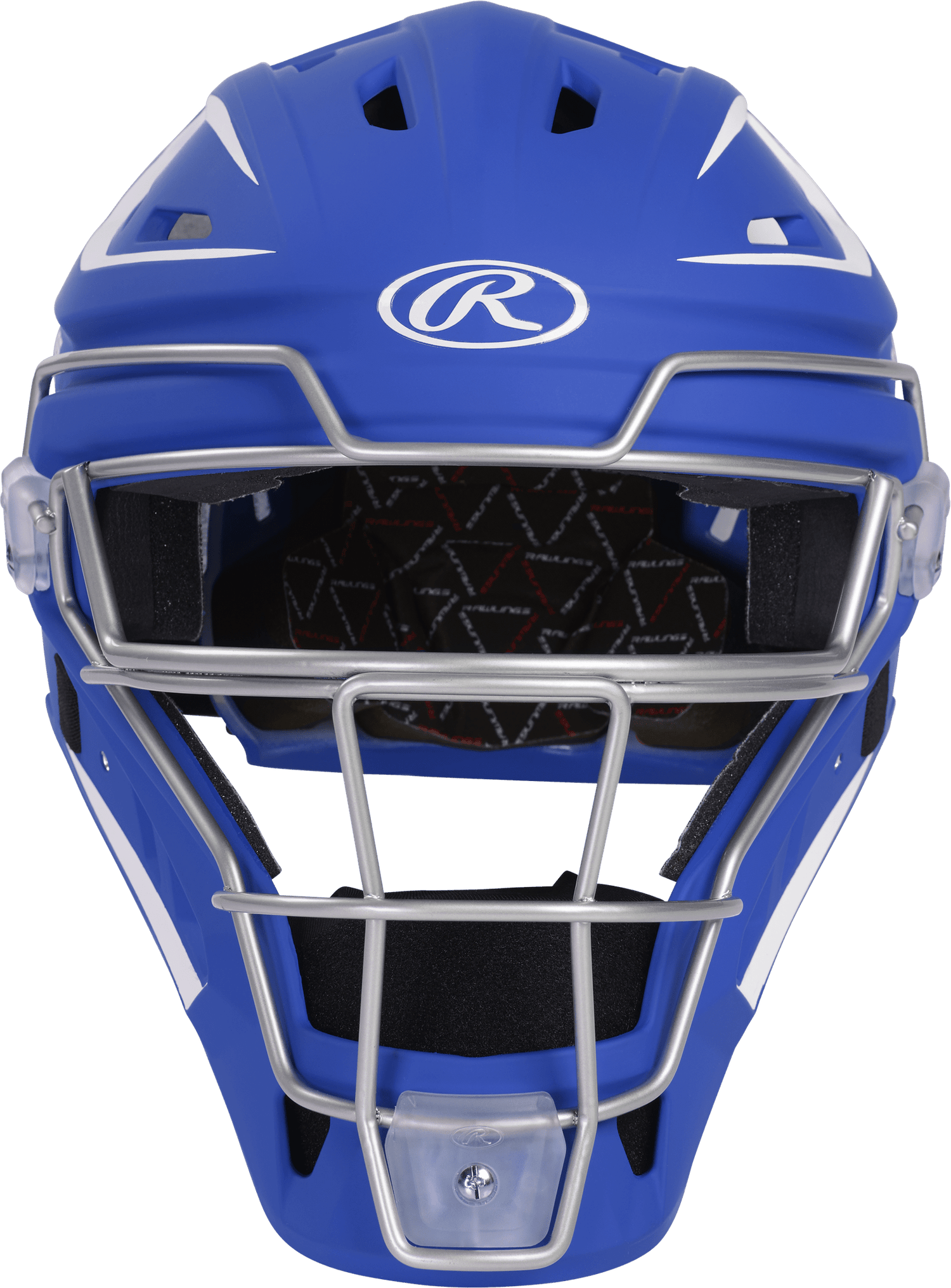 Rawlings Velo 2.0 Senior Catchers Helmet - Matte Baseball Catcher's Protective Equipment All