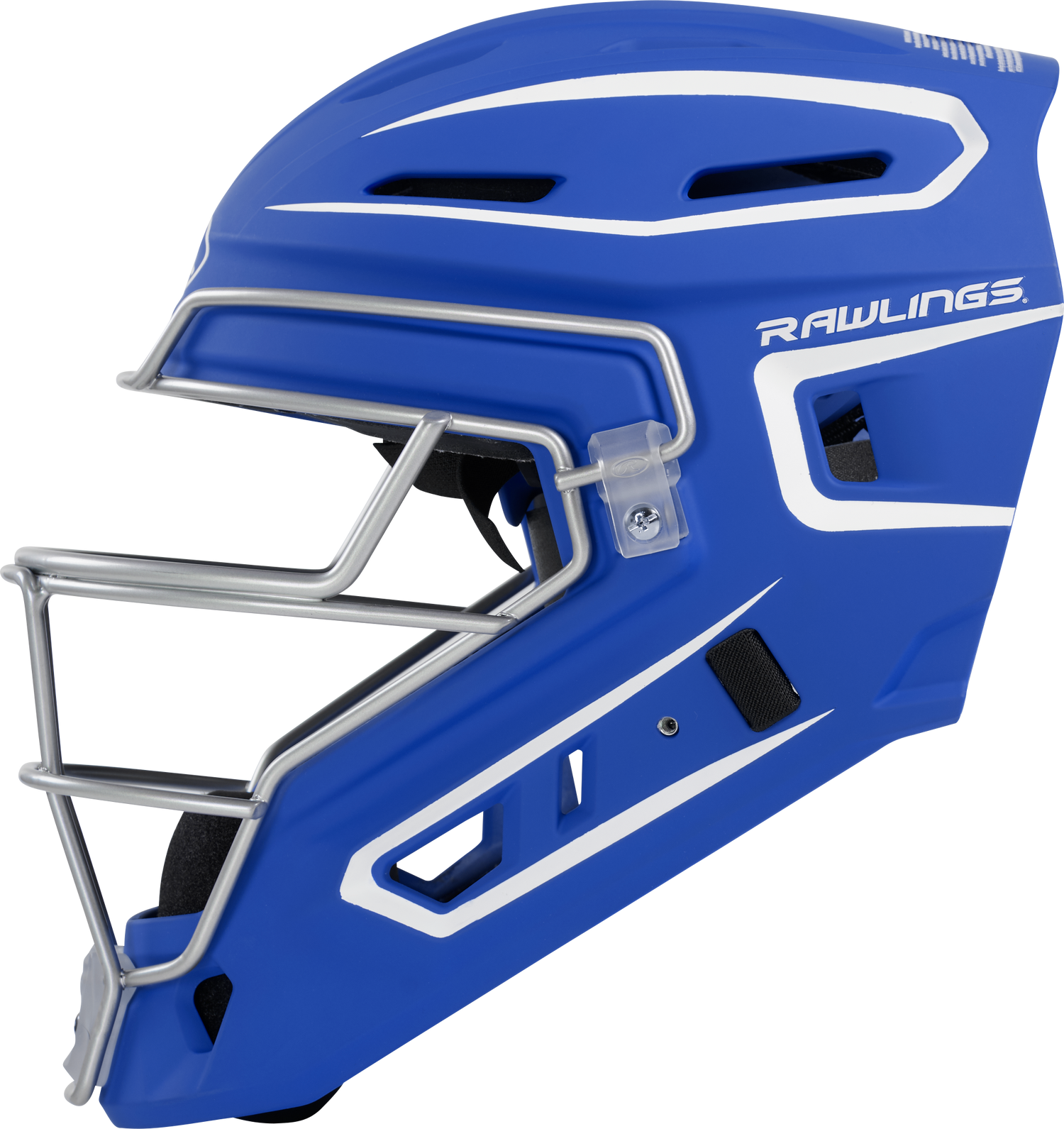 Rawlings Velo 2.0 Senior Catchers Helmet - Matte Baseball Catcher's Protective Equipment All