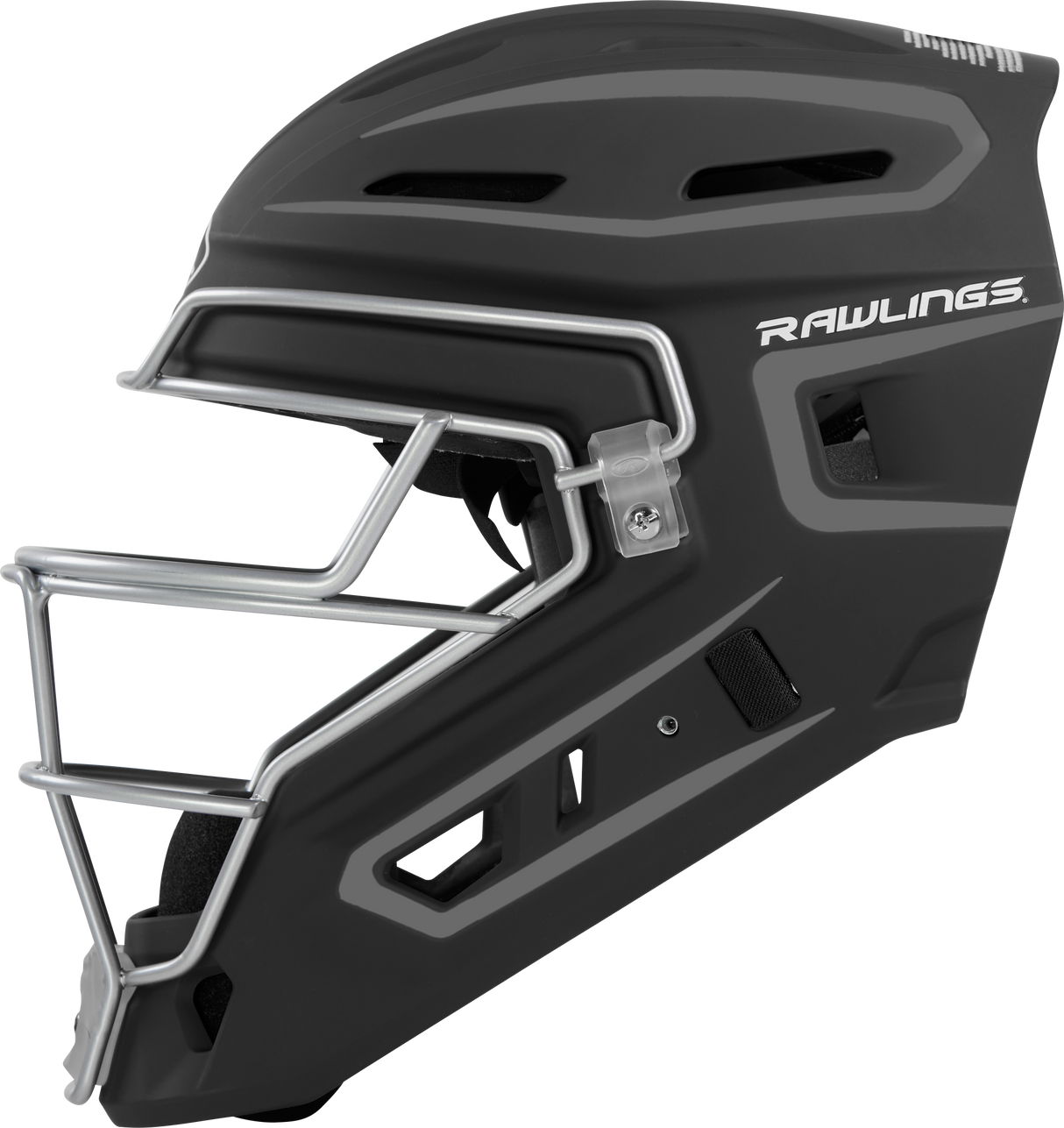 Rawlings Velo 2.0 Senior Catchers Helmet - Matte Baseball Catcher's Protective Equipment All