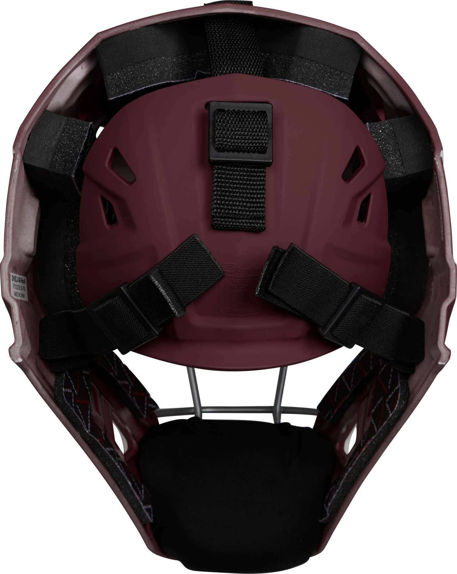 Rawlings Velo 2.0 Senior Catchers Helmet - Matte Baseball Catcher's Protective Equipment All