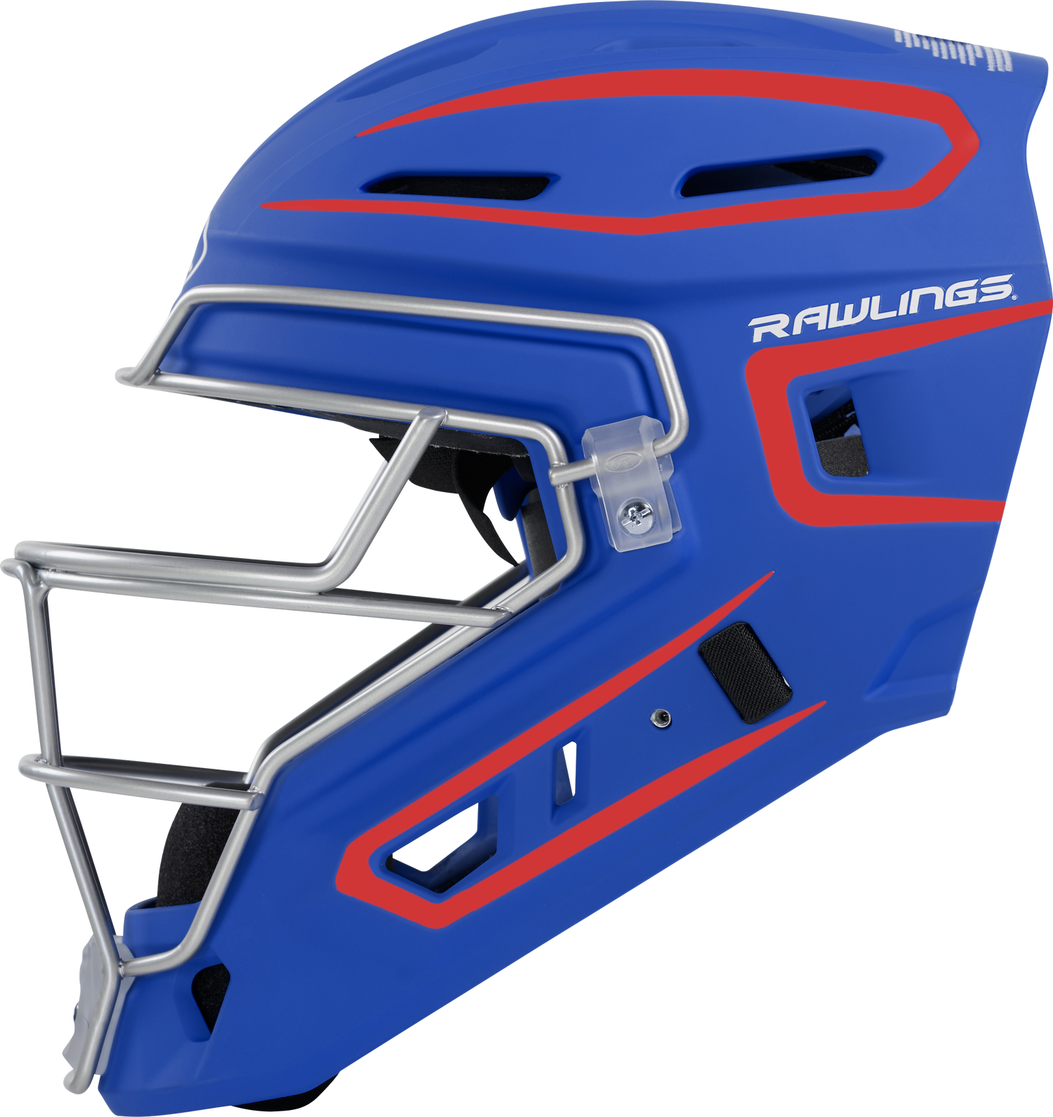Rawlings Velo 2.0 Senior Catchers Helmet - Matte Baseball Catcher's Protective Equipment All