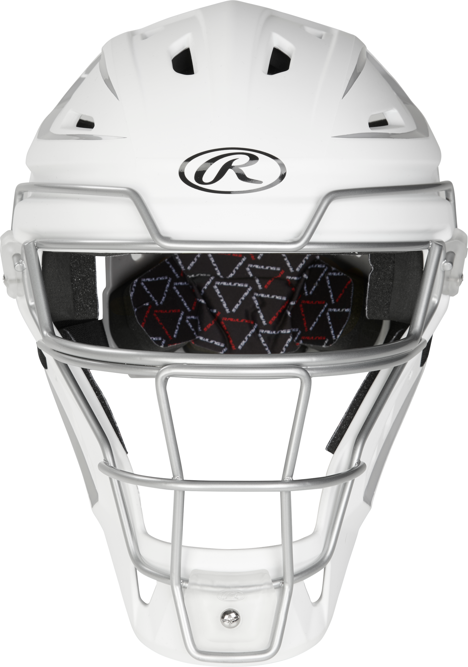 Rawlings Velo 2.0 Senior Catchers Helmet - Matte Baseball Catcher's Protective Equipment All