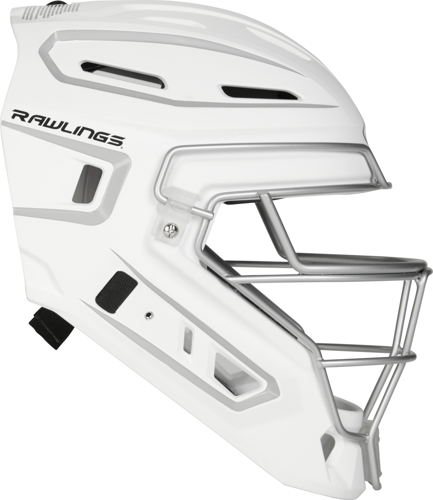 Rawlings Velo 2.0 Senior Catchers Helmet - Matte Baseball Catcher's Protective Equipment All