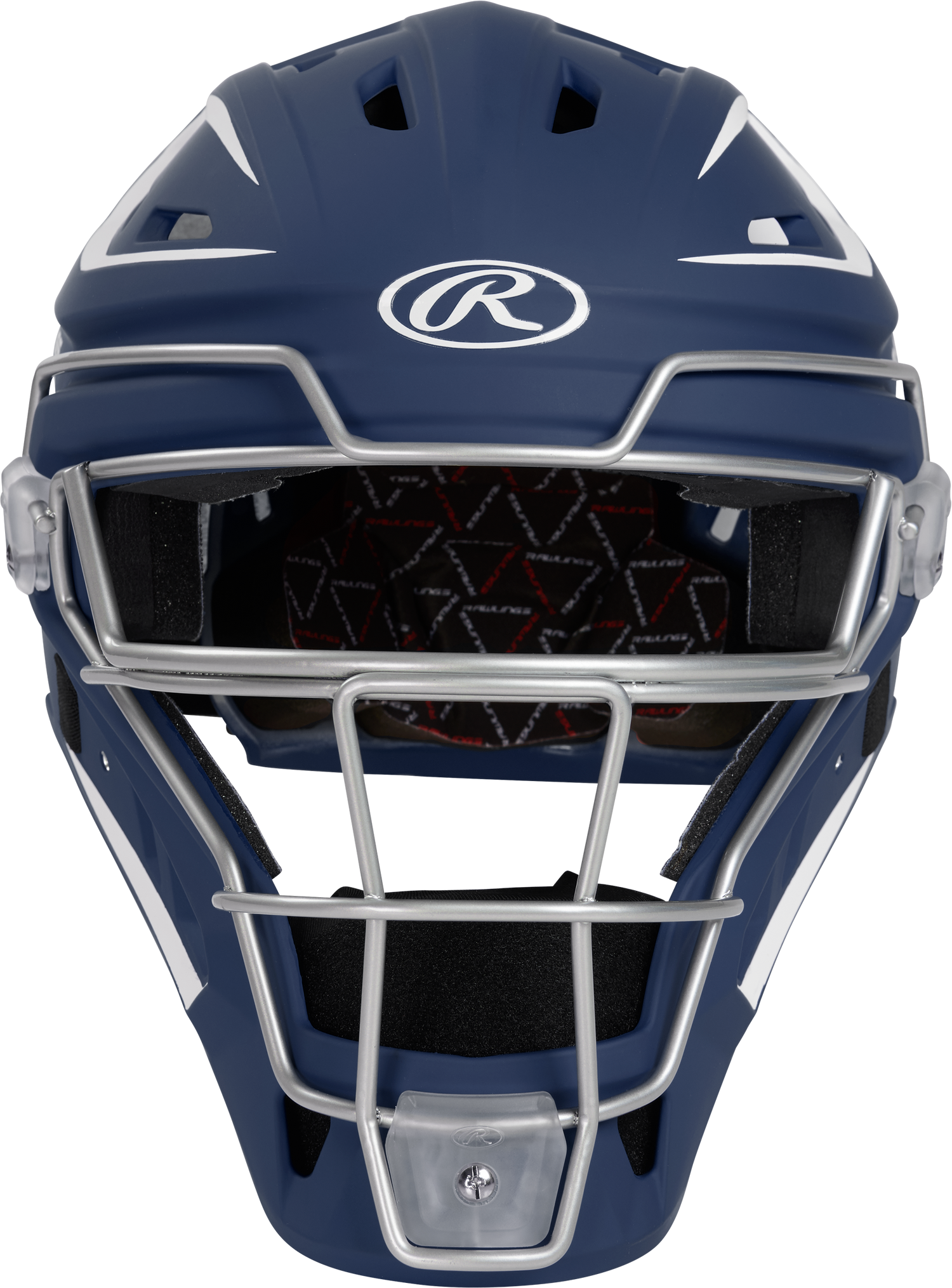 Rawlings Velo 2.0 Senior Catchers Helmet - Matte Baseball Catcher's Protective Equipment All