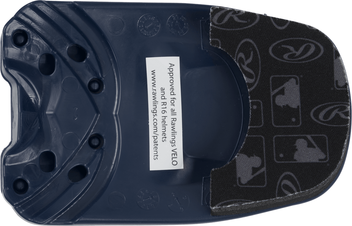 Rawlings Reversible Extension For R16/Velo Batting Helmet - Molded/Textured Rawlings