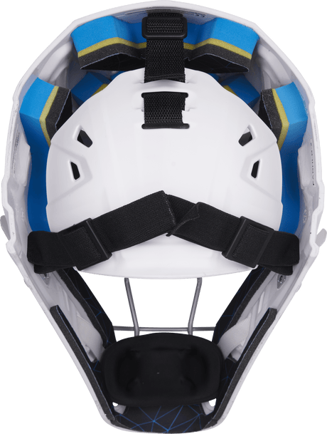 Rawlings Senior Mach 2-Tone Hockey Style Catchers Helmet - Matte Baseball Catcher's Protective Equipment All