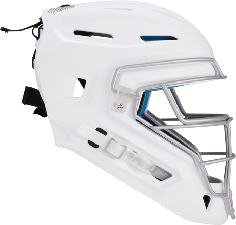 Rawlings Senior Mach 2-Tone Hockey Style Catchers Helmet - Matte Baseball Catcher's Protective Equipment All