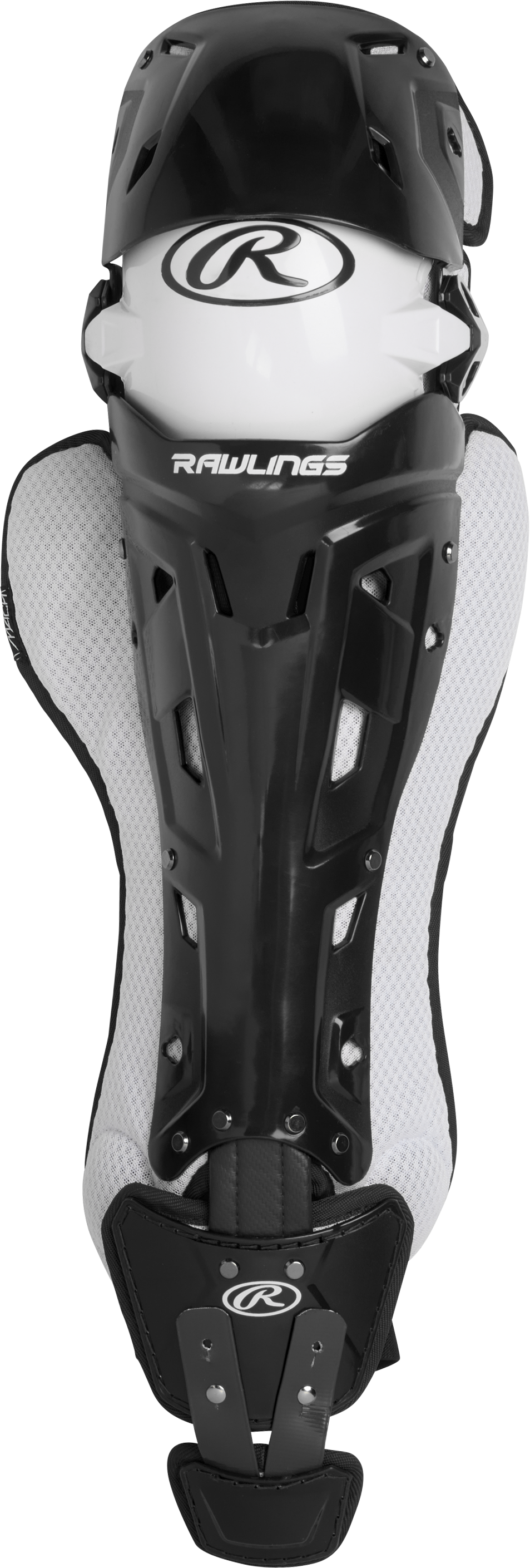 Rawlings Mach 17" Leg Guard - Intermediate Baseball Catcher's Protective Equipment All
