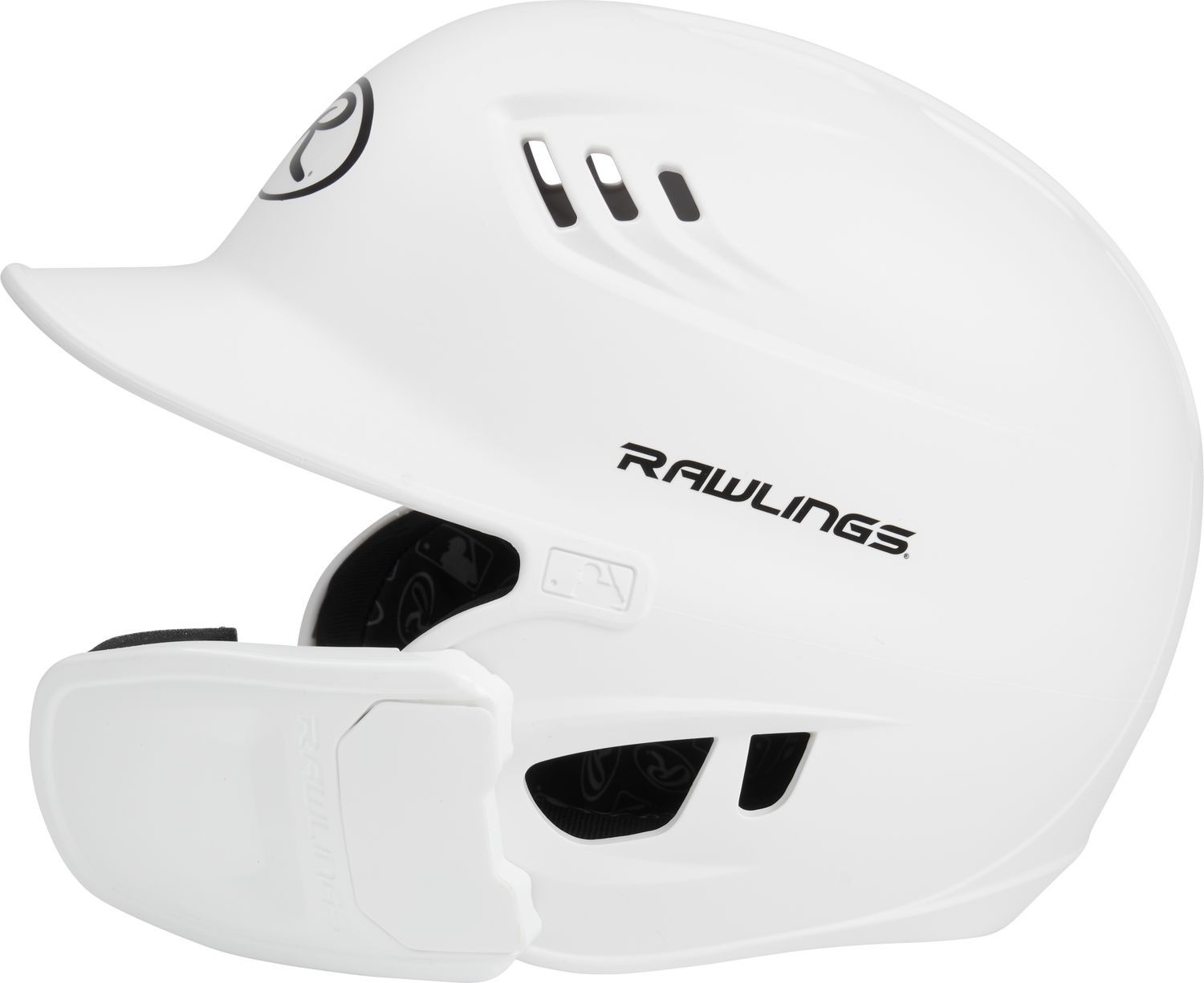 Rawlings R16 1-Tone Junior Baseball Helmet with Reversible Extension - Matte Baseball Batting Helmets All