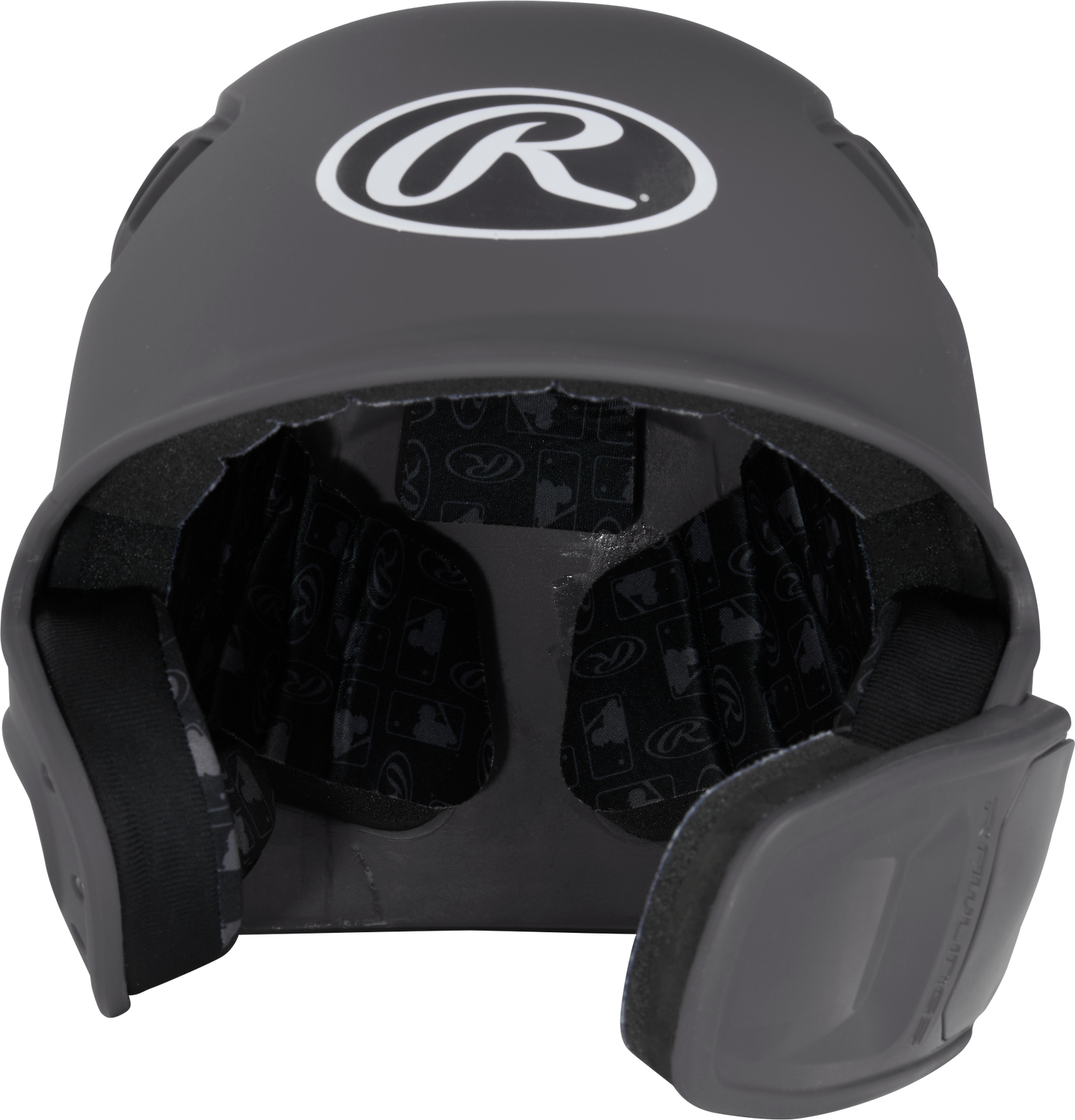 Rawlings R16 1-Tone Junior Baseball Helmet with Reversible Extension - Matte Baseball Batting Helmets All