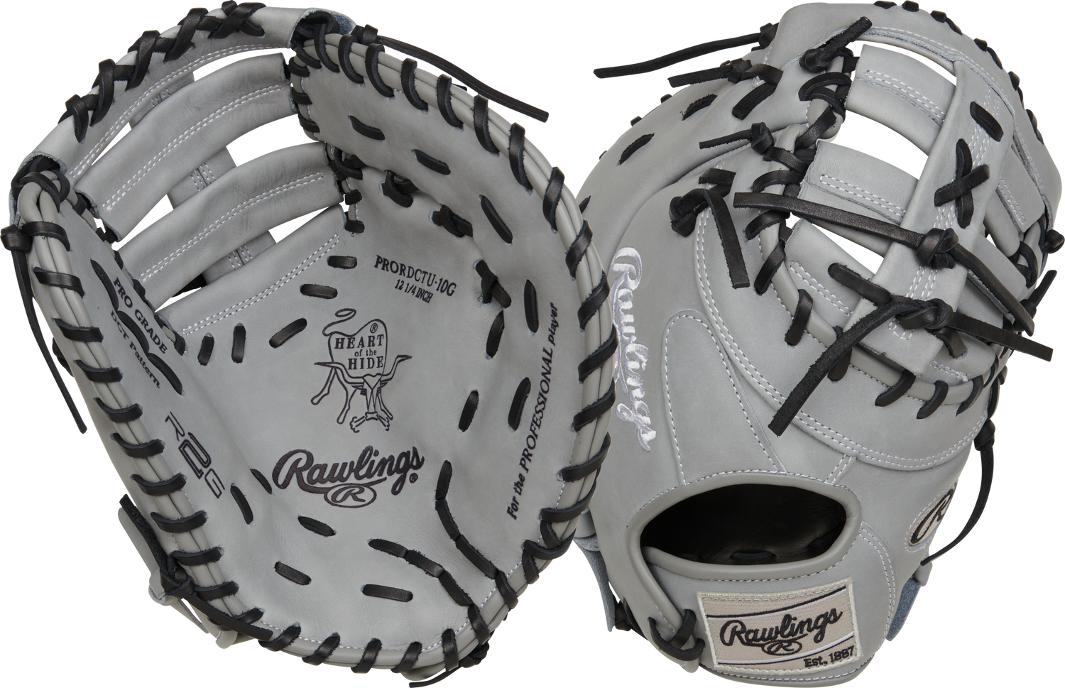 Rawlings Heart of the Hide Contour 12.25" First Base Mitt Baseball Gloves & Mitts All